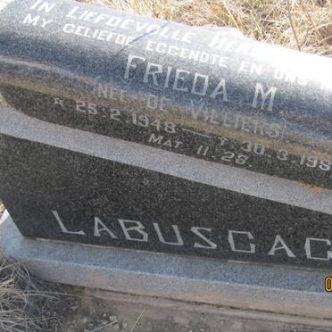 LABUSCAGNE Frieda M. nee DE VILLIERS 1948-1981