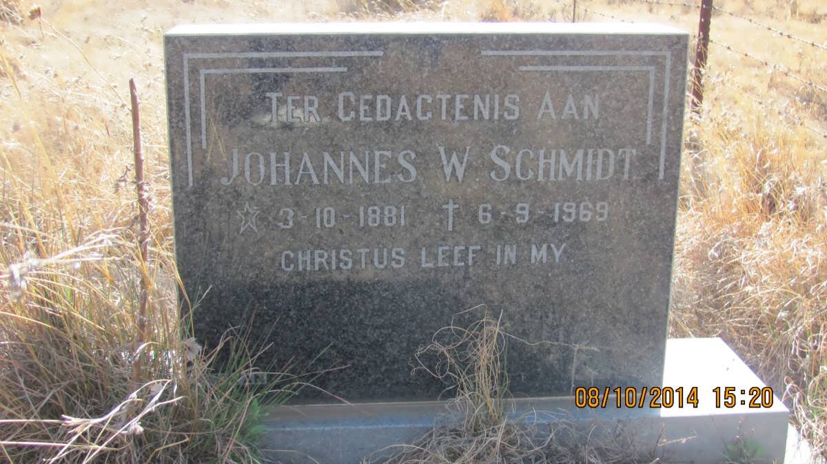 SCHMIDT Johannes W. 1881-1969