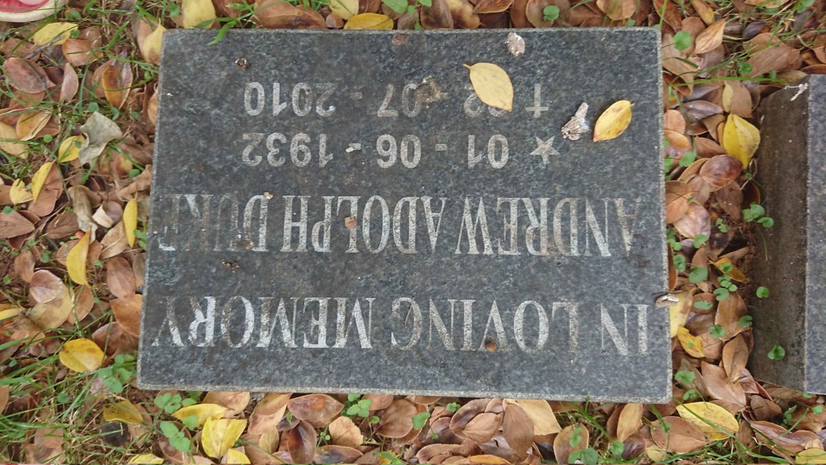 DUKE Andrew Adolph 1932-2010