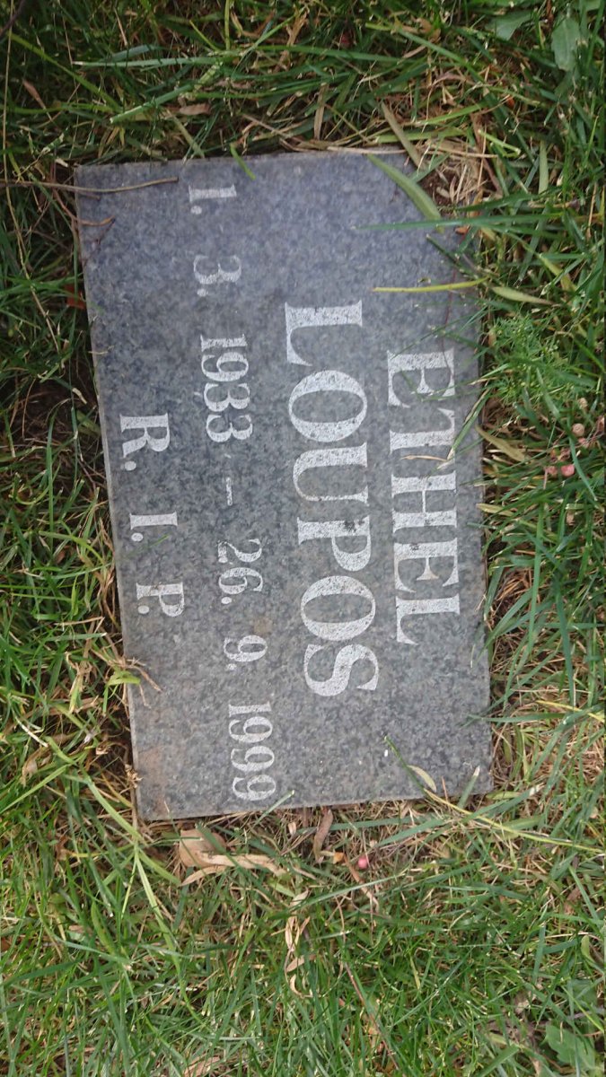 LOUPOS Ethel 1933-1999