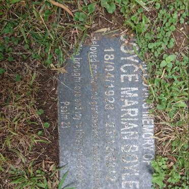 BOYLE Joyce Marian 1928-2012