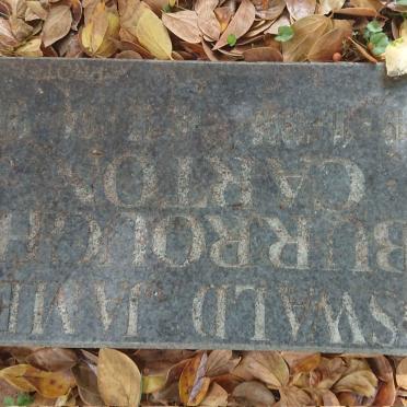 CARTON Oswald James Burrough 1905-1991