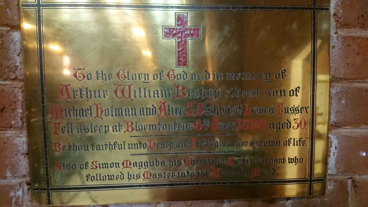 BISHOP Arthur William -1898 :: MAGGUBA Simon