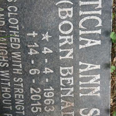 SMITH Leticia Ann nee BENADE 1963-2015