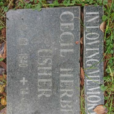 USHER Cecil Herbert 1940-1998