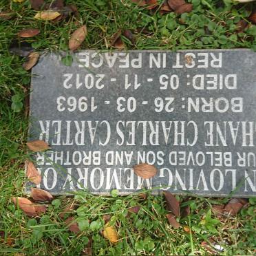 CARTER Shane Charles 1963-2012