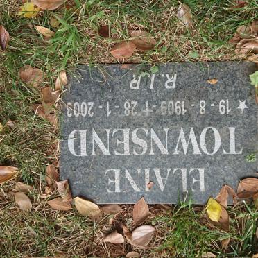 TOWNSEND Elaine 1909-2003