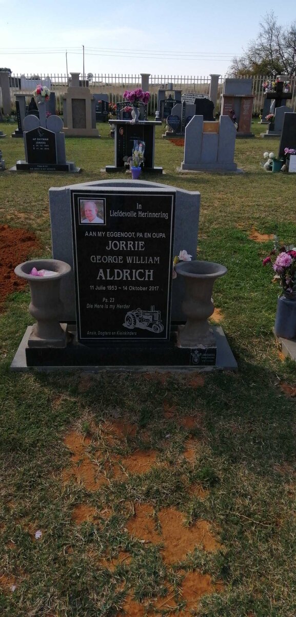 ALDRICH George William 1953-2017