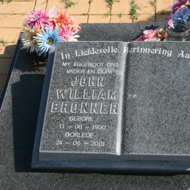 BRONNER John William 1930-2001