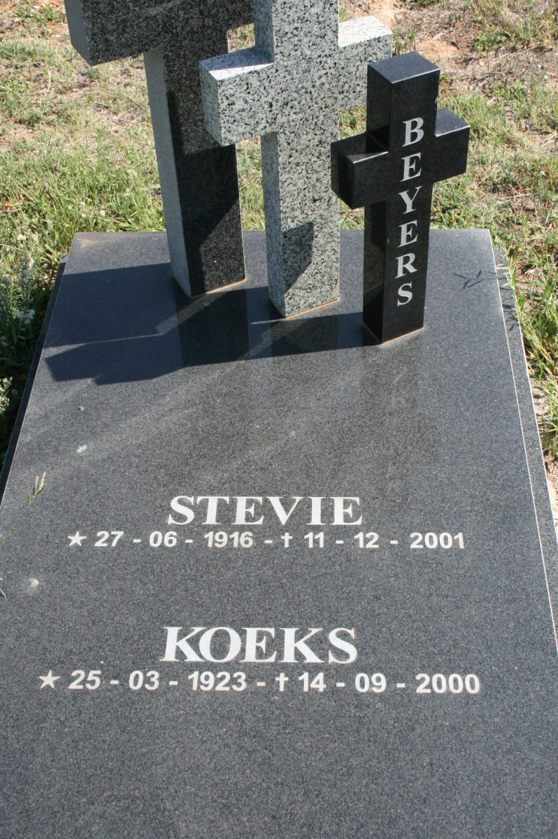 BEYERS Stevie 1916-2001 &amp; Koeks 1923-2000