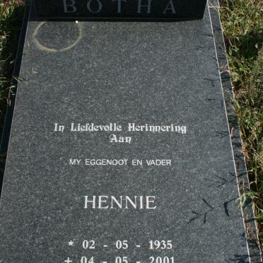 BOTHA Hennie 1935-2001