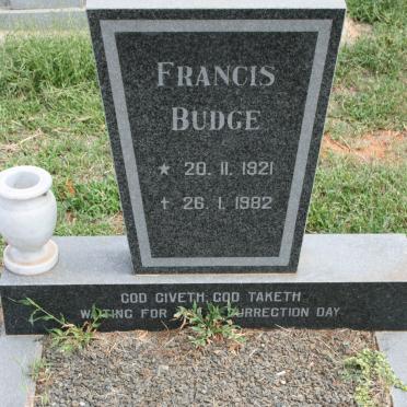 BUDGE Francis 1921-1982