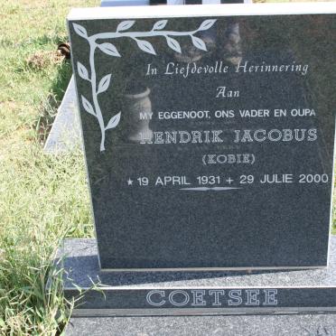 COETZEE Hendrik Jacobus 1931-2000