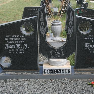 COMBRINCK Jan F.J. 1916-1983 &amp; Hester M. 1924-2005