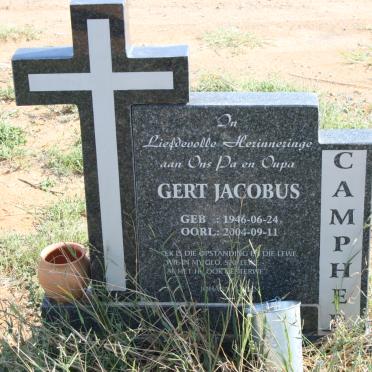 CAMPHER Gert Jacobus 1946-2004