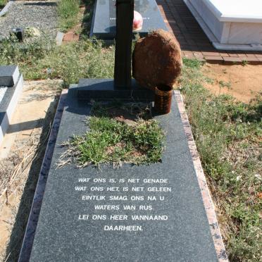 DALEN Thomas, van 1951-2003 &amp; Elsie M.S.P. SCHOOMBIE 1958-