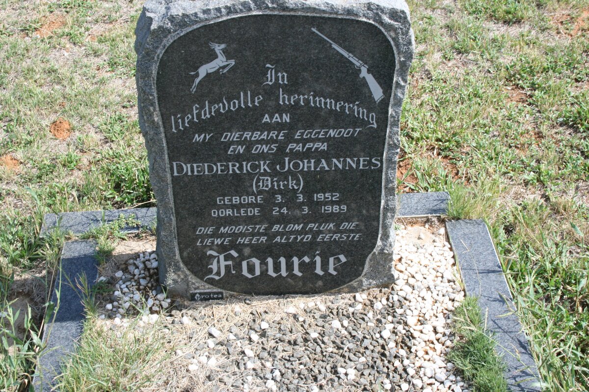 FOURIE Diederick Johannes 1952-1989