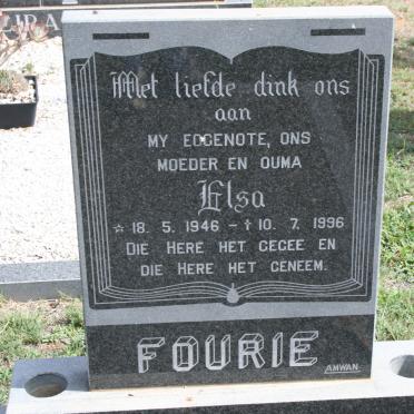 FOURIE Elsa 1946-1996