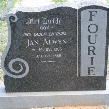 FOURIE Jan Alwyn 1905-1989