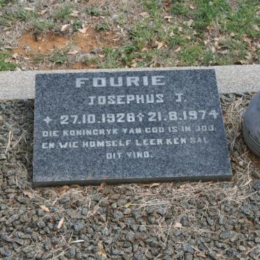 FOURIE Josephus J. 1928-1974