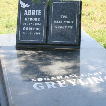 GREYLING Abraham Carel 1974-1998