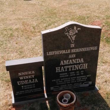 HATTINGH Amanda 1956-2016 :: UDEAJA Nneka Winey 2013-2016