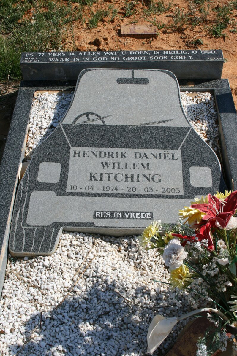 KITCHING Hendrik Daniel Willem 1974-2003