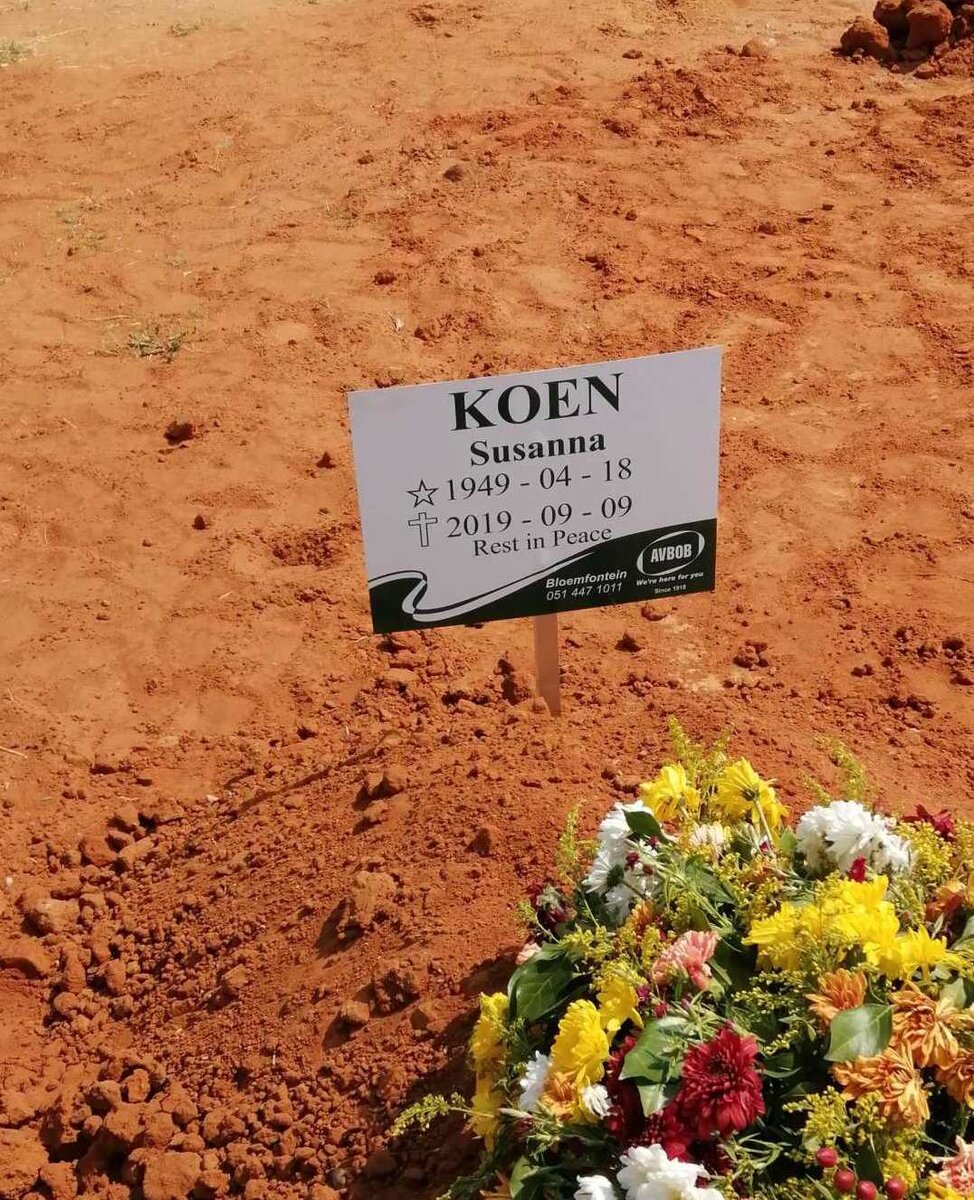 KOEN Susanna 1949-2019