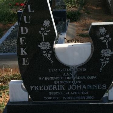 LUDEKE Frederik Johannes 1921-2002