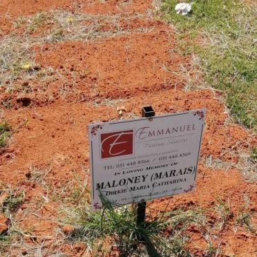 MALONEY Dirkie Maria Catharina nee MARAIS 1974-2018