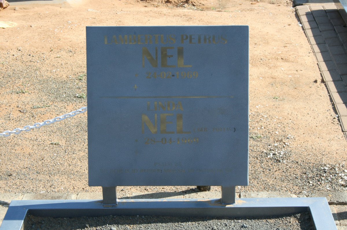 NEL Lambertus Petrus 1969- &amp; Linda POTTAS 1969-