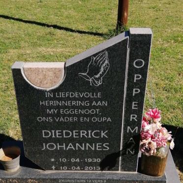 OPPERMAN Diederick Johannes 1930-2013
