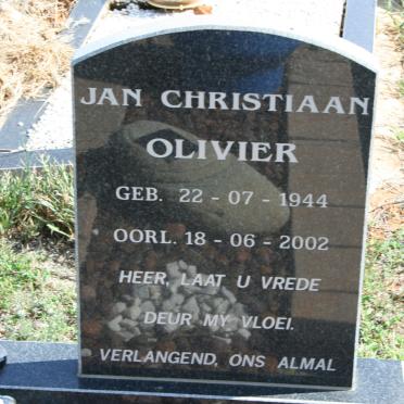 OLIVIER Jan Christiaan 1944-2002