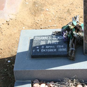 PLOOY Johannes Hendrik, du 1914-1996