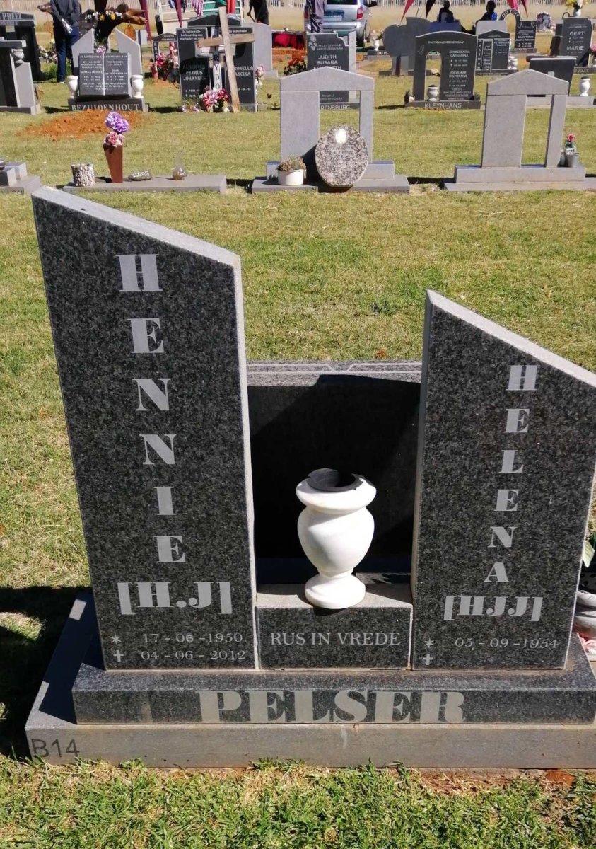 PELSER H.J. 1950-2012 &amp; H.J.J. 1954-
