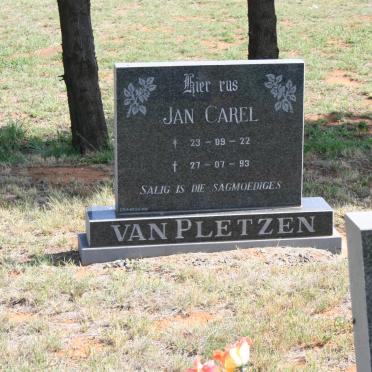 PLETZEN Jan Carel, van 1922-1993