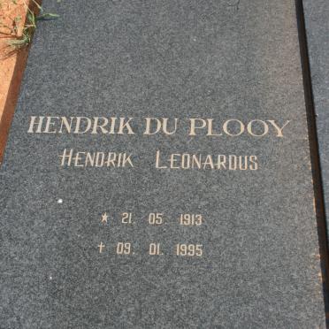 PLOOY Hendrik Leonardus, du 1913-1995