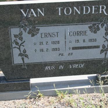 TONDER Ernst, van 1928-1993 &amp; Corrie 1930-