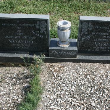 VOSLOO Jacobus Petrus 1923-1991 &amp; Johanna Maria BEKKER 1918-1990