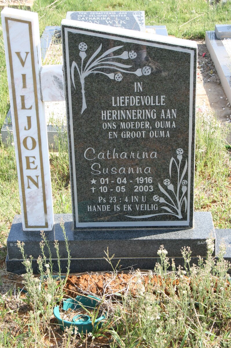 VILJOEN Catharina Susanna 1916-2003