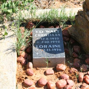 WALT Christiaan, v.d. 1955-1998 &amp; Loraine 1956-