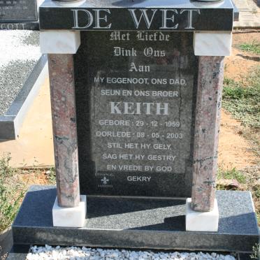 WET Keith, de 1959-2003