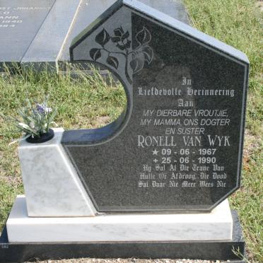 WYK Ronell, van 1967-1990