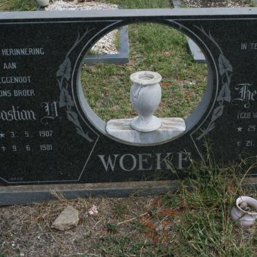 WOEKE Sebastian Y. 1907-1981 &amp; Helena J. VAN RENSBURG 1919-1983