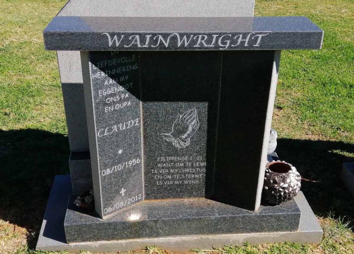 WAINWRIGHT Claude 1956-2012