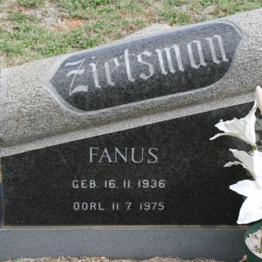 ZIETSMAN Fanus 1936-1975