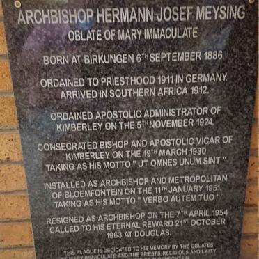 MEYSING Hermann Josef 1886-1963