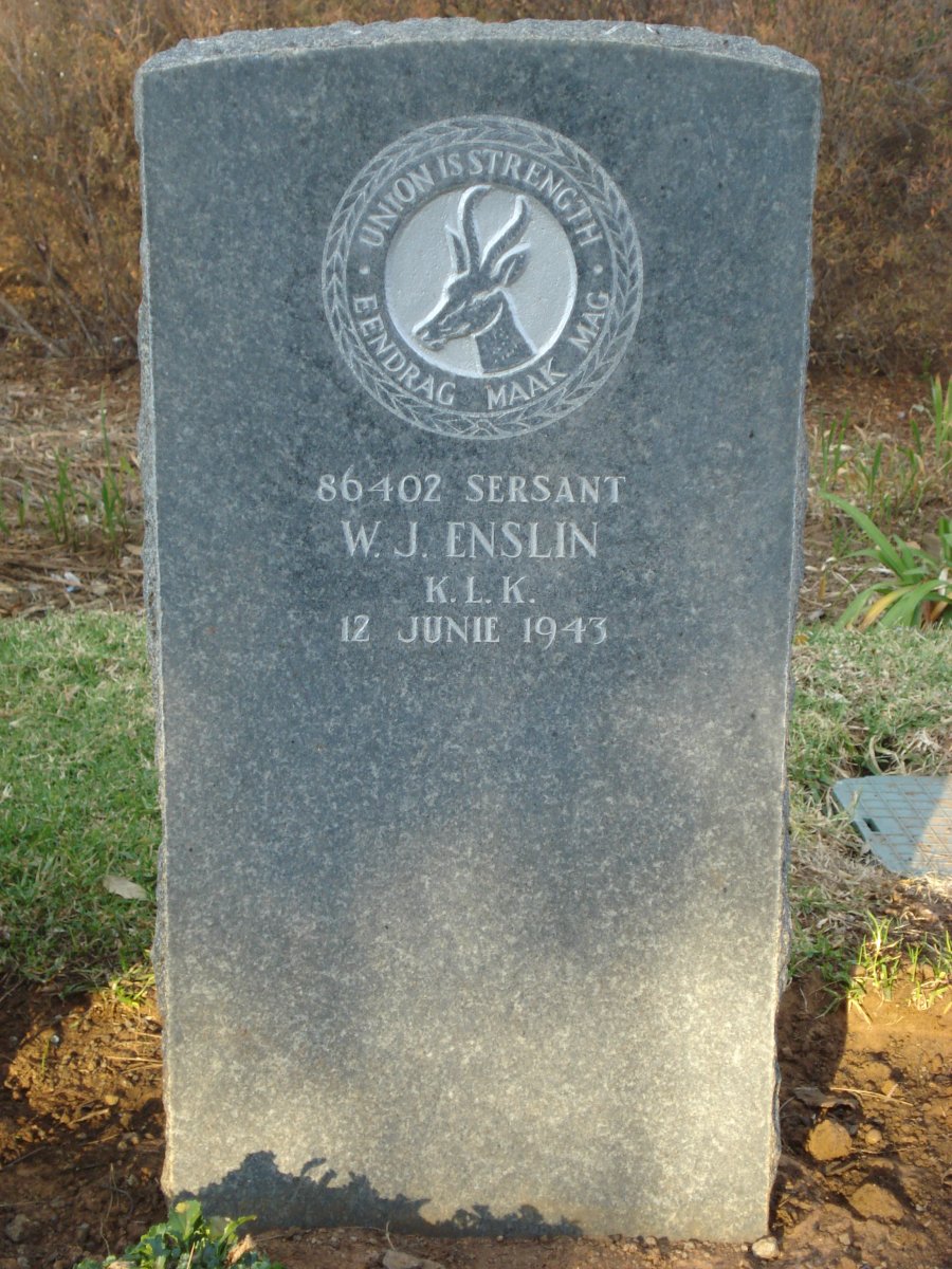 ENSLIN W.J. -1943