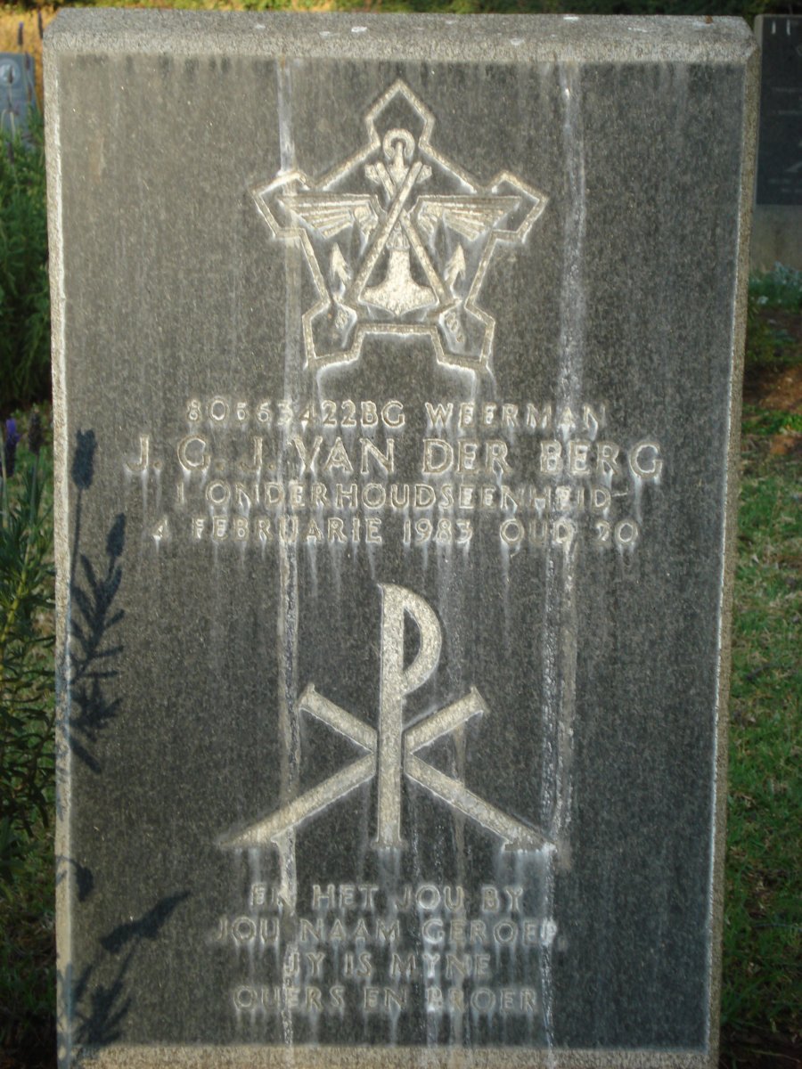 BERG J.C.J.,van der -1983