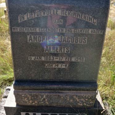ALBERTS Andries Jacobus 1883-1948